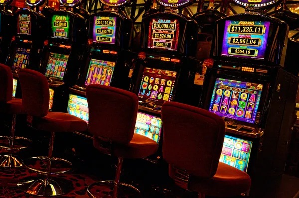 Slot game interface on mobile showing deposit options and game lobby